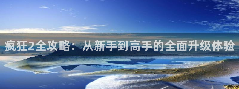 杜邦娱乐登陆:疯狂2全攻略:从新手到高手的全面升级体验