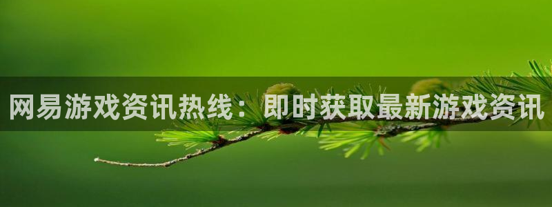 杜邦娱乐app下载：网易游戏资讯热线：即时获取最新游戏资讯